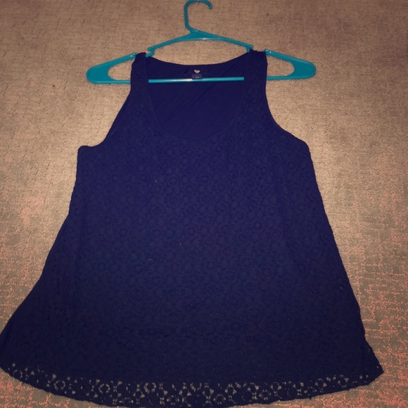 GAP Tops - Gap Navy lace tank